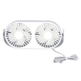 thumbnail image 2 of Mini Ventilador De Escritorio, Diseño De Rejilla De Carga USB, Rotación De 360°, Ventilador Doble, Hoja De Ventilador Doble Para El Hogar Para Escritorio Para Dormitorio ANGGREK Otros, 2 of 8