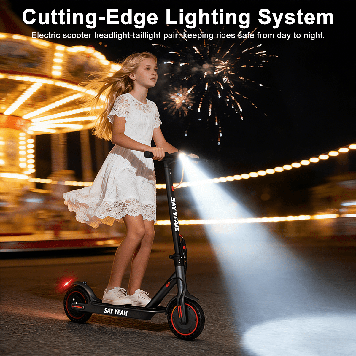 21 Miles Electric Scooter for Adults, 350W Motor, 19 MPH E-Scooter
