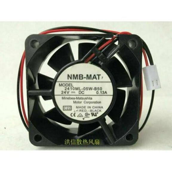 NMB 2410ML-05W-B50 24V 0.13A 60*25MM 6CM 6025 Inverter Fan 2... 423639251443 cooler