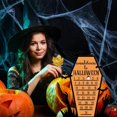 thumbnail image 3 of Calendario de cuenta regresiva de Halloween, decoración de calabaza de Halloween, modelado de ataúd, cuenta atrás, adorno de vacaciones, regalo de bricolaje en movimiento, 3 of 4