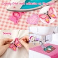 thumbnail image 4 of Parches termoadhesivos AUGSUN bordados en rosa, 60 unidades, para niñas, 4 of 7