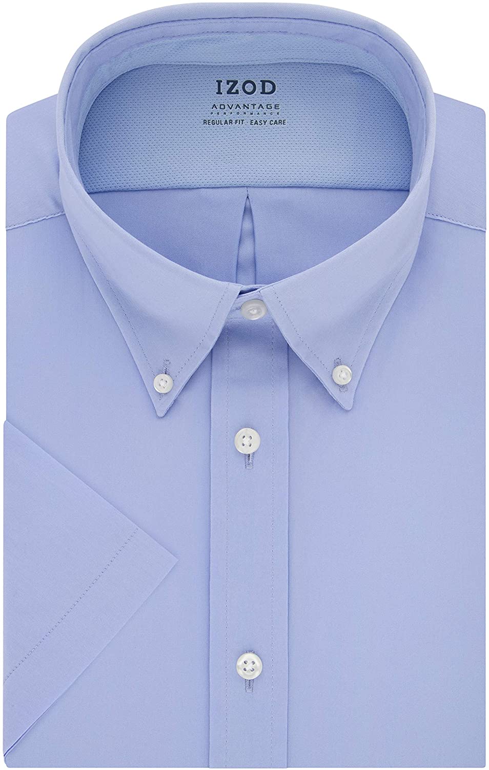 IZOD Mens Short Sleeve Dress Shirt 