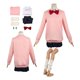 thumbnail image 2 of Disfraz de Cosplay de Momo Ayase para adultos, disfraz de Anime DANDA, juego de rol, uniforme DAN, camisa, falda, pendientes, trajes, traje de fiesta de Carnaval de Halloween, 2 of 5