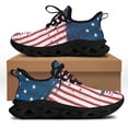 thumbnail image 1 of Zapatos planos con estampado de la bandera estadounidense y la Estatua de la Nación para mujer, zapatillas modernas para primavera y verano., 1 of 6