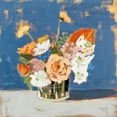 thumbnail image 2 of Munger, Pamela 15x15 Black Ornate Wood Framed with Double Matting Museum Art Print Titled - Peach and White Bouquet, 2 of 4