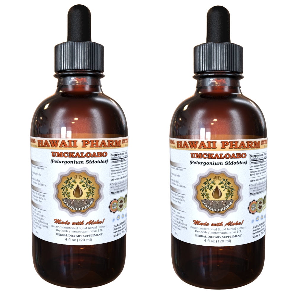 Umckaloabo (Pelargonium Sidoides) Tincture, Dried Root Liquid Extract
