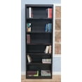 thumbnail image 6 of Concepts in Wood 6 Shelf Wood Bookcase, 84 inch Tall - Espresso Finish, 6 of 6