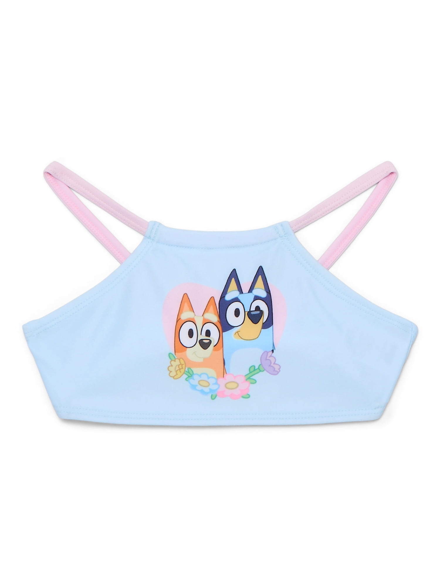 Character Toddler Girl Rash Guard and Bikini Swimsuit Set, 3-Piece, Sizes 2T-5T