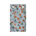 thumbnail image 1 of Floral Hanging Pocket Organizer, Repeating Vintage-Themed Flowers on Branches, Printed Polyester Storage Bag with Pockets, 9" x 27", Pale Blue Burnt Orange, 1 of 2