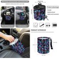thumbnail image 4 of Yuyamidu Mushroom Front Car Seat Covers Full Set with Steering Wheel Cover Seat Belt Pad Armrest Box Mat Trash Bin Rear View Mirror Cover Cup Holders Keychain Air Vent Pouch, 12 Pack, 4 of 7
