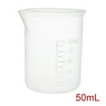 thumbnail image 2 of 14pcs Measure Measuring Cup Labs Clear PP Graduated Beakers 50ml 14pcs /50ml, 2 of 6