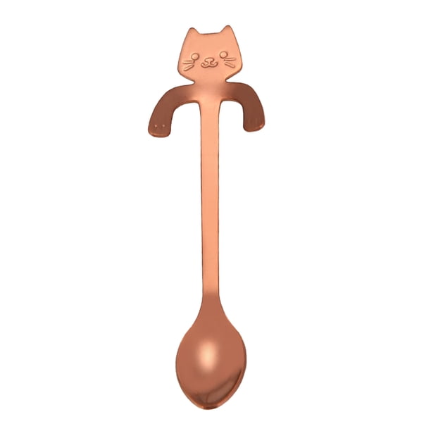 Cuchara Para Gatos Cucharas De Mango Corto Cubertería Utensilios Para Tomar Café Utensilios De Cocina