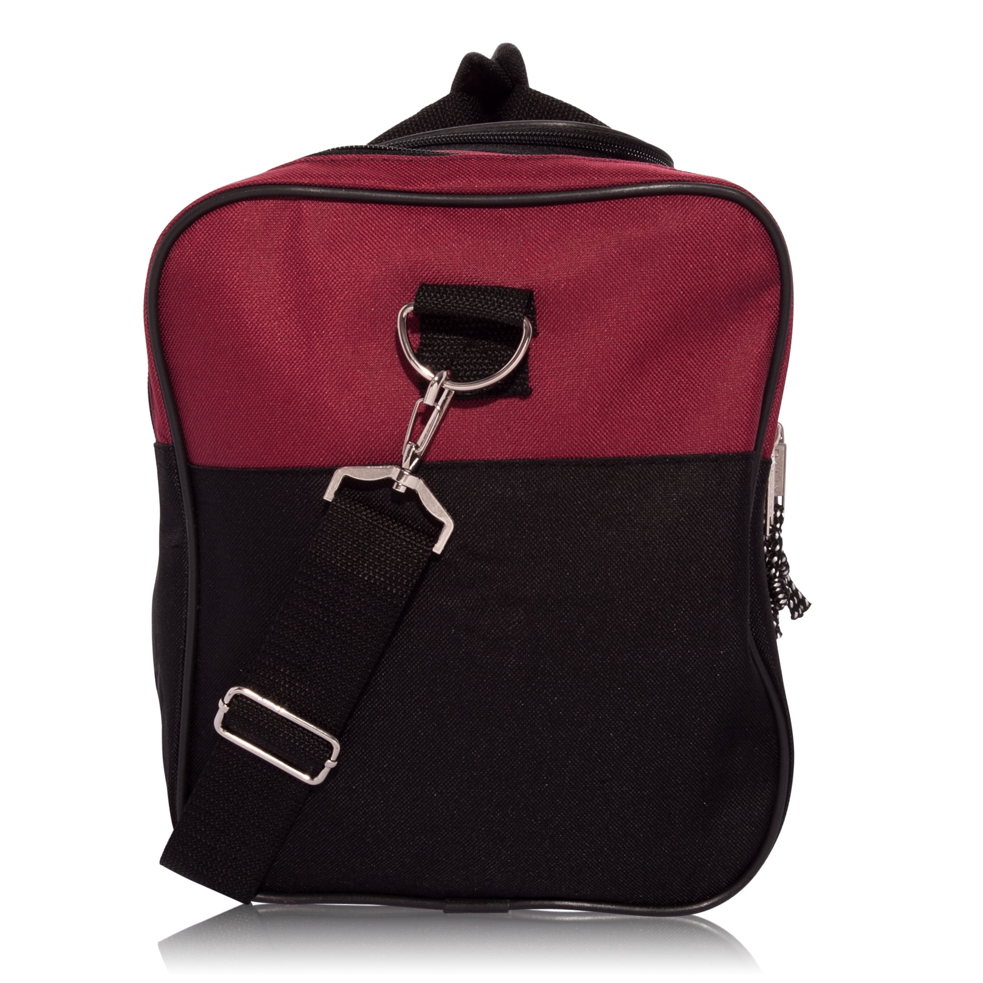 DALIX 17" Blank Duffel Bag Duffle Travel Size Sports Durable Gym Bag in Maroon