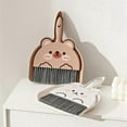 thumbnail image 5 of Mini Broom Dustpan Kids Cute Cartoon Small Cleaning Set Pretend Play Toys Toddler Little Housekeeping Helper Set Frog, 5 of 5