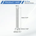 thumbnail image 2 of M1.4-0.3 x 12mm 20 Pcs Vis Rondes Plates en Métal pour Machine d'Entraînement Phillips, 2 of 6