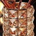 thumbnail image 4 of Almacenamiento de brochas de maquillaje de cristal - Organizador de cosméticos Porta brochas de maquillaje Dorado 9*12cm TUNC Sencillez, 4 of 5