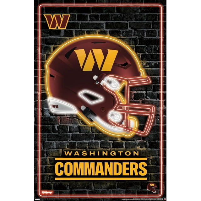 NFL Washington Commanders - Casque néon 23