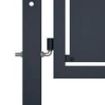 thumbnail image 4 of vidaXL Garden Gate Steel Anthracite Outdoor Patio Fence Barrier Multi Sizes, 4 of 30
