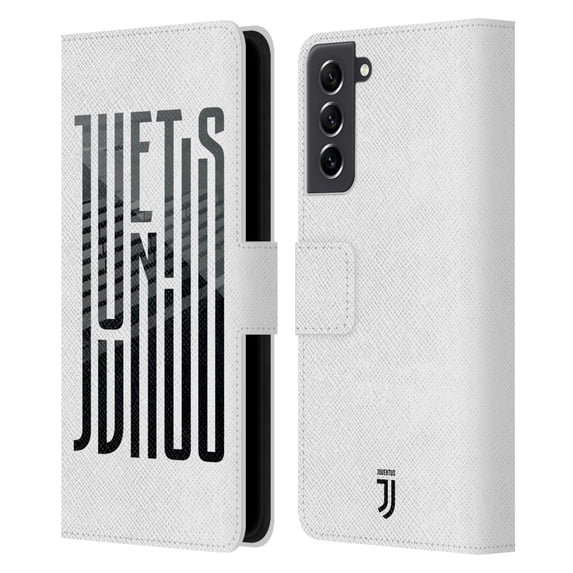 Head Case Designs Officially Licensed Juventus Football Club Graphic Logo View Leather Book Wallet Case Cover Compatible with Samsung Galaxy S21 FE 5G