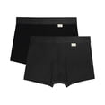 thumbnail image 1 of Bóxer Zaga para Hombre, Corto Microfibra Negro Gris 2 Piezas Talla M Negro Talla M, 1 of 4