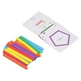 thumbnail image 1 of Sticks Math Toy, Improve Math Ability Mixed Color Safety Building Wood Counting Sticks Early Educational Cultivate Logical Thinking  for Daily Life, 1 of 7