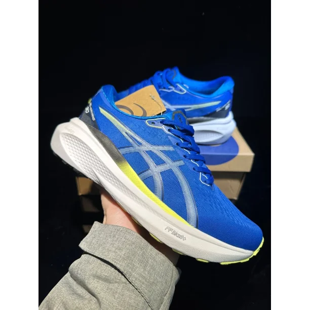 Asics GEL-KAYANO 30 Mens Running Shoes ILLUSION BLUE GLOW YELLOW