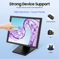 thumbnail image 4 of 17 Inch LCD Touchscreen Monitor, Computer Touch Screen PC Display, Desktop Touch Display, 4 of 11