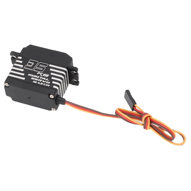 RC Servo,180 Degree Rotation Angle 25T Digital Servo with Arm for RC Crawler Car Truck Boat Robot