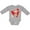 AC-Heather Grey, variant on Inktastic Hug Sock Monkey Boys or Girls Long Sleeve Baby Bodysuit
