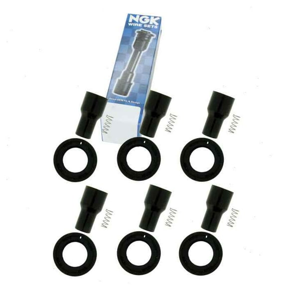 6 pc NGK Ignition Coil Boots compatible with Lexus IS250 2.5L V6 2006-2014
