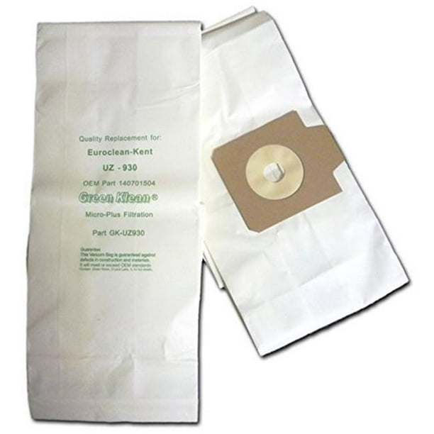 Green Klean GKUZ930 Nilfisk Advance Replacement Vacuum Bags for GD930