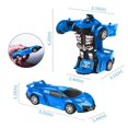 thumbnail image 3 of Two-in-one transforming robot car Lamborghini model mini automatic transforming robot toy, 3 of 5