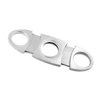 MERILER Premium Stainless Steel Double Open Blade Cutter, Multi-Scenario Use with Non-Slip Handle, Value for Money for Cigar Enthusiasts