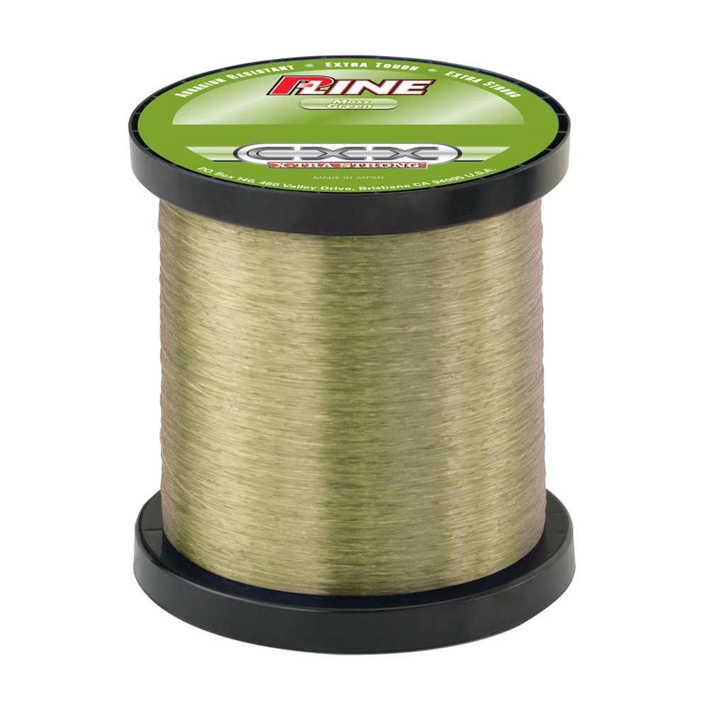 P-Line CXX X-Tra Strong Mono Service Spool, 80lb, 1700yd, Moss Green