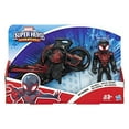 thumbnail image 2 of Playskool Heroes Marvel Super Hero Adventures Kid Arachnid Web Wheels Set, 2 of 8