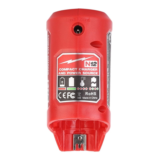 Riwesomey USB Charger Adapter Mobile Phone Power 48-59-1201 M12 For Herramientas eléctricas Rojo