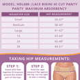thumbnail image 2 of 1-Pack Women's Wearever Bikini Mid-Rise Maximum Absorbency Reusable Bladder Control Panties, 2 of 6