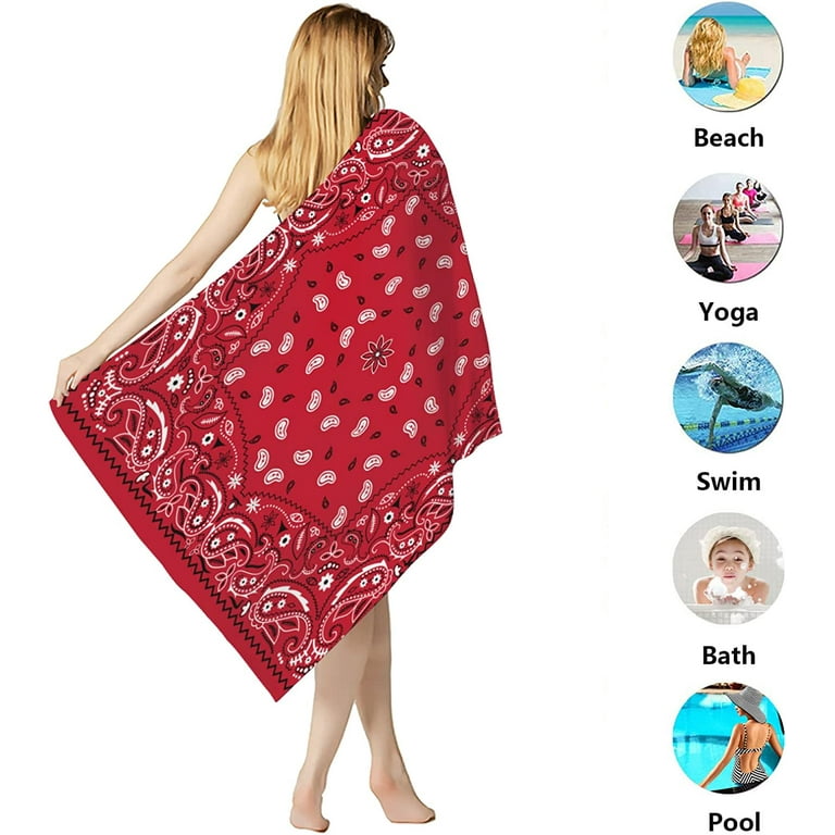 Red Maple Leaf Print Beach Towel Oversized Adults Sand Free Quick Dry Beach  Towel Big Bath Towels Travel Accessories Large Towel - AliExpress
