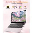 thumbnail image 5 of 15.6" IPS FHD Gaming Laptop 16GB DDR5 RAM 1TB SSD AMD Ryzen 7 8745HS (8C/16T Up to 4.9GHz) with AMD Radeon 780M Graphics 100W Type-C Backlit Keyboard for Creators RoseGold, 5 of 7
