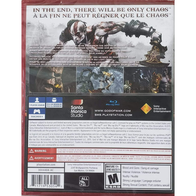 God Of War III Remasterizado Hits - PlayStation 4