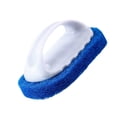 thumbnail image 3 of Handled Bath Scrubber, Bathroom Scouring Pad, Heavy Duty Cleaning Sponge Scrub Brush, Non-Scratch Remove Soap Scum, for Shower Tile Bathtube Sink Spas Hot Tubs, Swimming Pool Step & Corner,White, 3 of 7