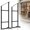 Thick Tube Heavy, variant on Shipping Container Shelving Brackets, Heavy Duty 3-Tier Container Shelves 21.5"(D) x 58.3"(H), Reinforced Shipping Container Shelf Brackets for Cargo Containers (Triangle Reinforced)