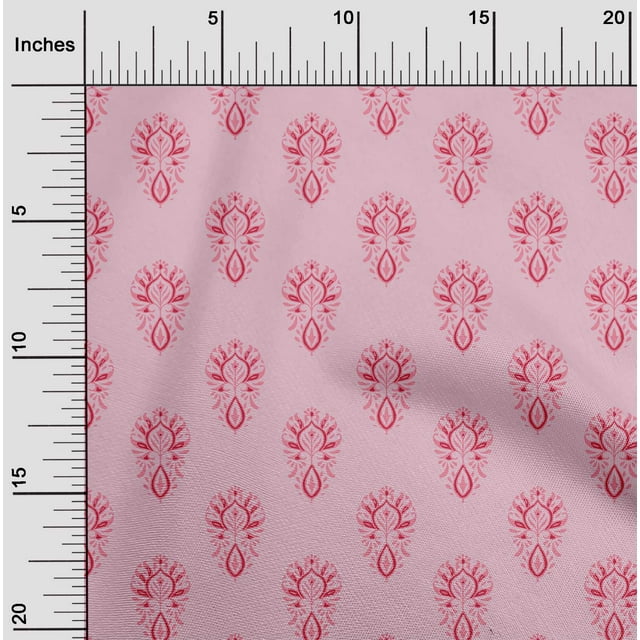 oneOone Viscose Jersey Fabric Floral Block Fabric Prints By Yard 60 Inch Wide