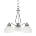 thumbnail image 2 of Stanton Brushed Nickel 3 Light Chandelier, 2 of 2