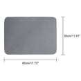 thumbnail image 3 of DEBGFS Cat Litter Mat Litter Trapping Mat  11.81” X 17.22” Inch Double Layer Design Waterproof Urine Proof Trapper Mat for Litter Boxes  Large Size Easy Clean Scatter Control（Gray）,Grey, 3 of 5