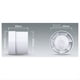 thumbnail image 3 of Ventilador Extractor en Línea de 4 Pulgadas y 100 mm, de Bajo Ruido, para Baño y Cocina, con Gran Volumen de Aire., 3 of 5