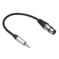 thumbnail image 2 of Headset Audio Cable 3.5mm Male to XLR Female Stereo Audio Cable Plug, 2 of 5