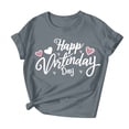 thumbnail image 4 of PNTUTB Women's Valentine's Day Fashion Print Casual Crew Neck Short Sleeve Loose Comfortable T Shirts, 4 of 6