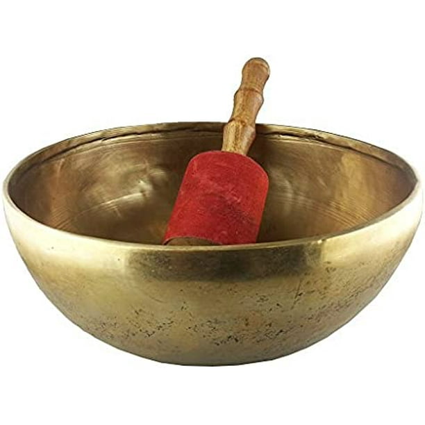 Tibetan Singing Bowl / Prayer Bowls / Rin Gong / Suzu Gongs 9 Inch