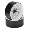 thumbnail image 2 of RC Beadlock Wheel Rims, 2pcs Wheel Tires Set Alloy Beadlock Wheel Rims Accessory Fit for  -4 1/10 RC Crawler Car, 2 of 8